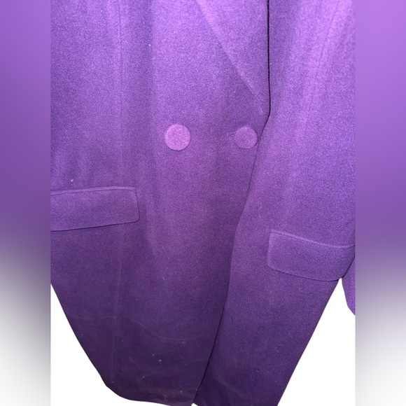 14. Sergio Hudson x Target Tailored Long Overcoat Purple Coat NWT Size 1x NWT SD - Picture 7 of 10